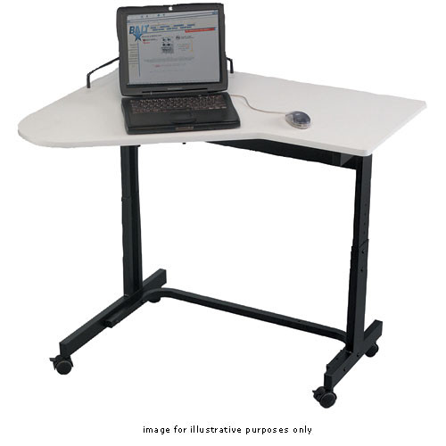 Balt Write-Angle Desk,  Right Unit,  Model 82253  - 39 x 27-33 x 31"   (Gray)