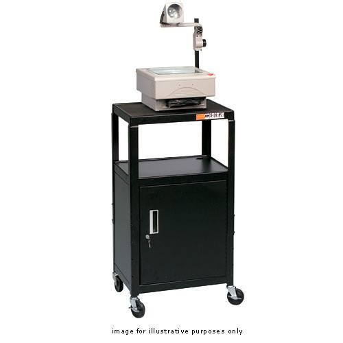 Balt Adjustable A/V Utility Cart, Model 85992  (Black)