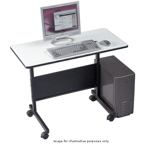 Balt LT-Laptop/Computer Table (Gray Top with Black Powder Coat)
