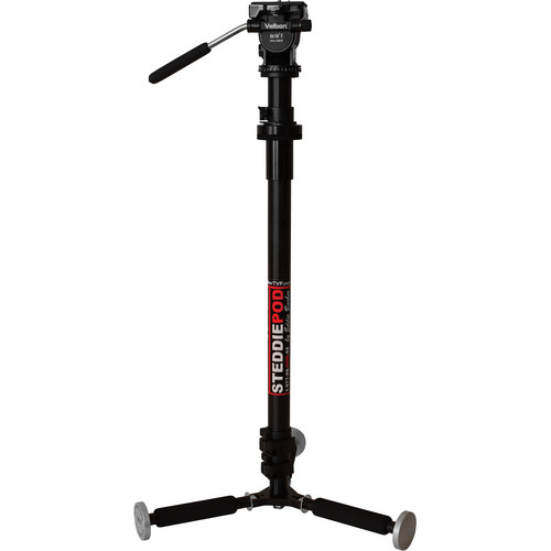 Barber Tech SteddiePod Camera Support With Velbon Pan & Tilt Head, Swivel Handle