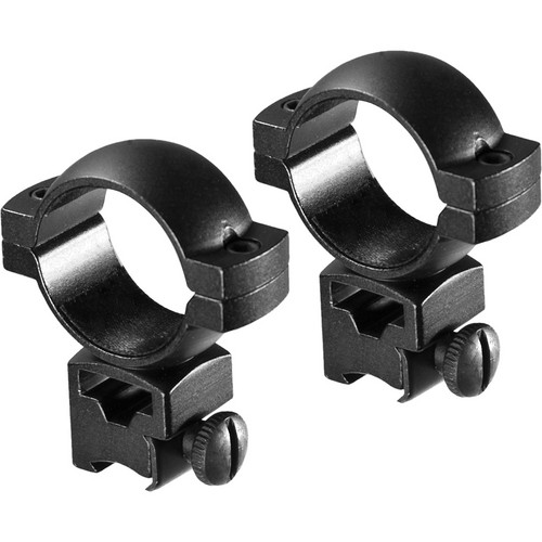 Barska Dovetail Mounting Rings for 30mm Maintubes (High, Matte Black)
