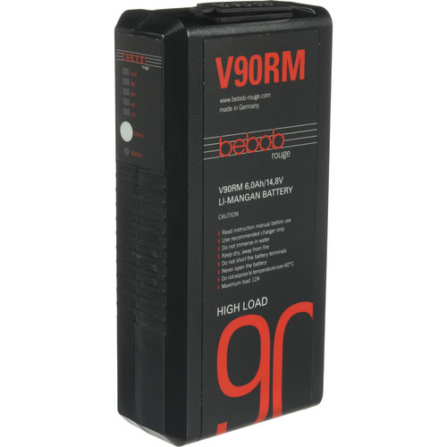 bebob V-Mount High Draw Li-Mangan Battery (14.8 V / 6 Ah)