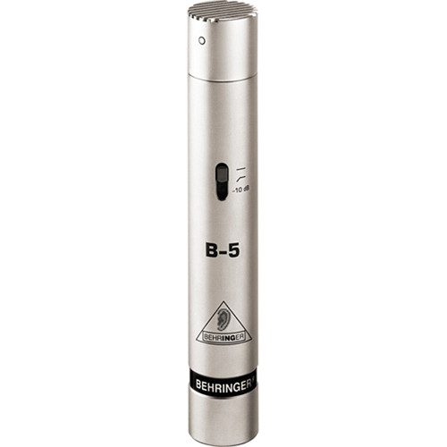 Behringer B-5 Studio Condenser Microphone with 2 Interchangeable Capsules