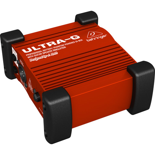Behringer Ultra-G GI-100 DI Box with Speaker Simulation for Electric Guitars