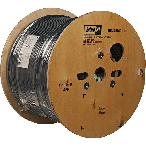 Belden 1694A RG6 Low Loss Serial Digital Coaxial 1694A-500-BLACK