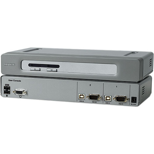 Belkin 2-Port OmniView Secure KVM Switch - USB