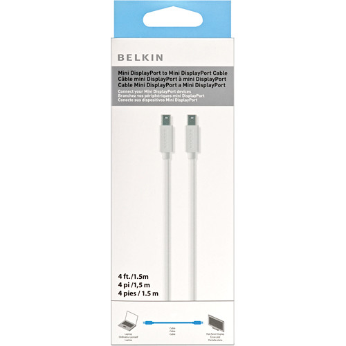 Belkin 4.9' Mini DisplayPort Male Cable (White)