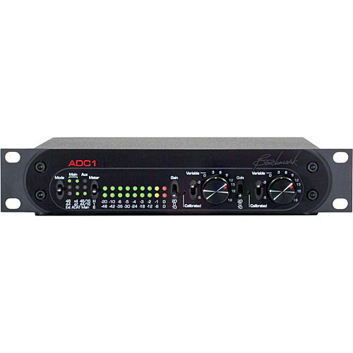 Benchmark ADC1 - Two-Channel A/D Converter with Rack Ears - (220V) Black