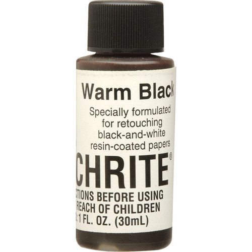 Berg Touchrite Retouch Dye for Black & White Prints - Warm Black/1 Oz.