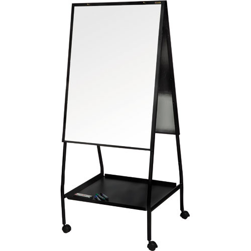 Best Rite 33272 Wheasel Presentation Easel on Wheels (Porcelain, Black)