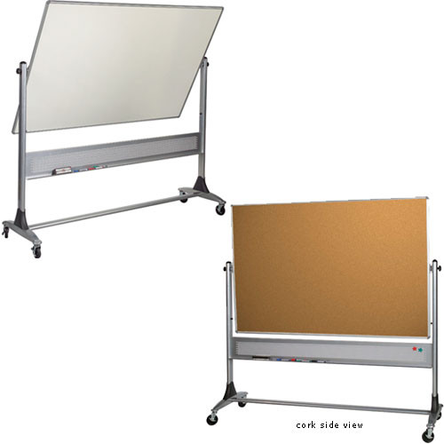 Best Rite Platinum Mobile Reversible Markerboard (4 x 6', Dura-Rite / Natural Cork)