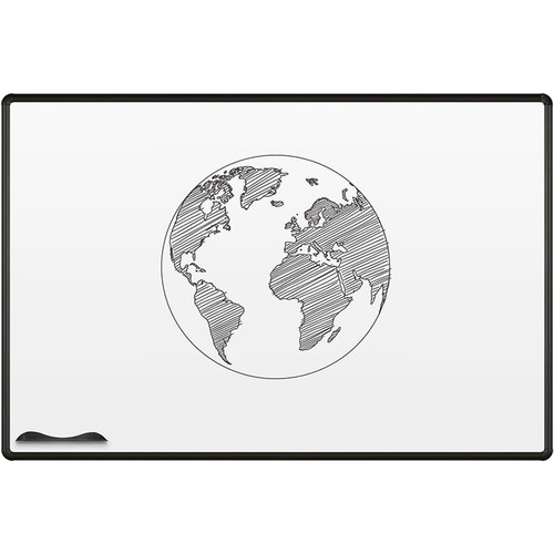 Best Rite Green-Rite Porcelain Markerboard with Black Presidential Trim (3 x 4')