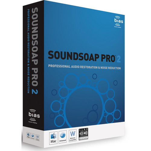 Bias SoundSoap Pro 2 - Sound Restoration Software (Educational Institution Discount - 5 Station Lab Pack)