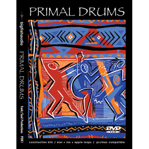 Big Fish Audio Sample DVD: Primal Drums