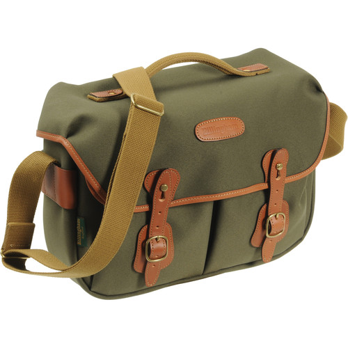 Billingham Hadley Pro Shoulder Bag (Sage FibreNyte & Tan Leather)