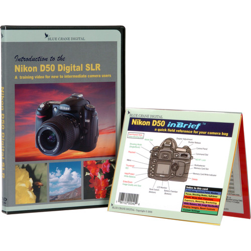 Blue Crane Digital DVD and Guide: Combo Pack for the Nikon D50 Digital SLR Camera