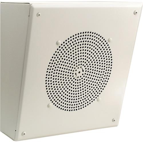 Bogen AMBSL1 8" Metal Box Speaker with Internal 1W Amplifier (Angled)