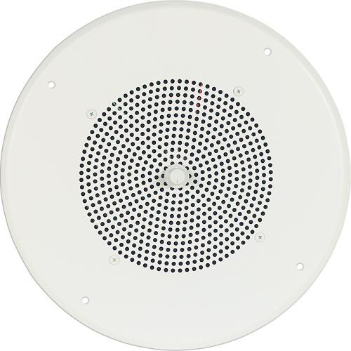 Bogen Ceiling Speaker Assembly with S810 8" Cone & Screw-Terminal Bridge (Bright White)