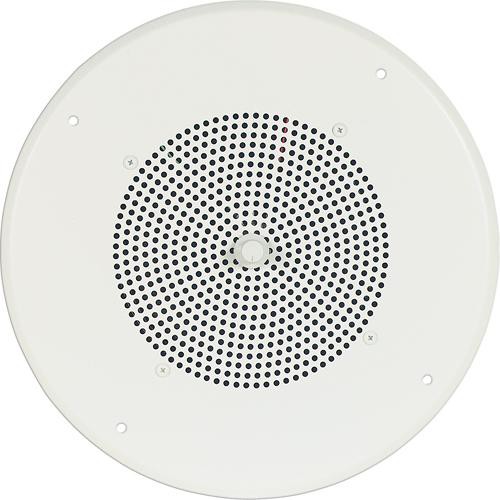Bogen Ceiling Speaker Assembly with S86 8" Cone & Screw Terminal Bridge (Bright White)