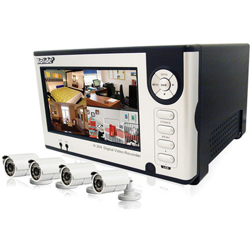 Bolide Technology Group H.264 All in one Digital Video Recording 4 Channel Surveillance System