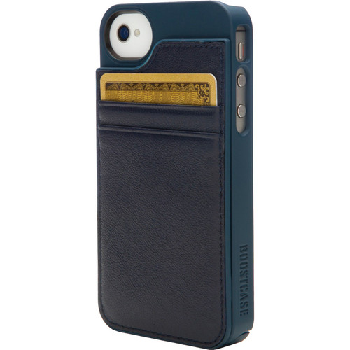 Boostcase BCHWLT-754 Hybrid Wallet / Snap-On Case (Navy)
