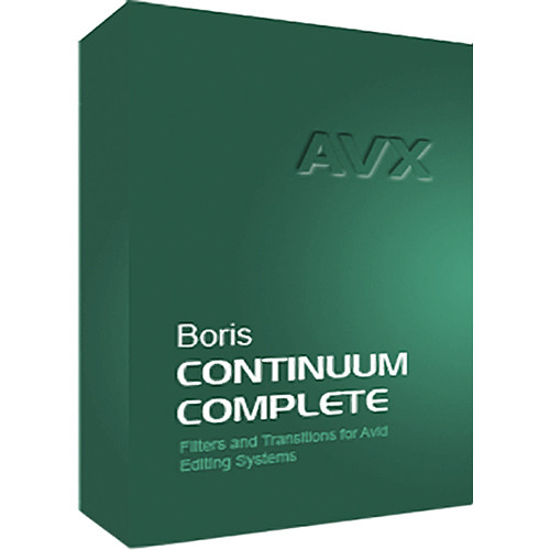 Boris FX Boris Continuum Complete 6 AVX for Avid Media Composer (Mac, Academic)