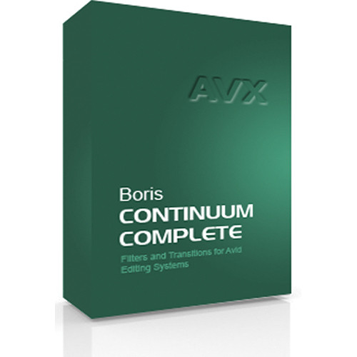 Boris FX Continuum Complete 8 AVX Academic Edition for Windows