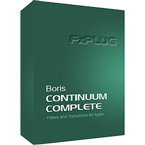 Boris FX Continuum Complete 6 FxPlug (Mac, Crossgrade)