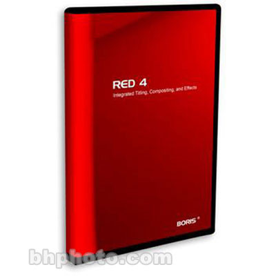Boris FX Boris Red 4 Software for Windows and Macintosh - Educational License
