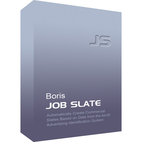Boris FX Job Slate for Final Cut Pro
