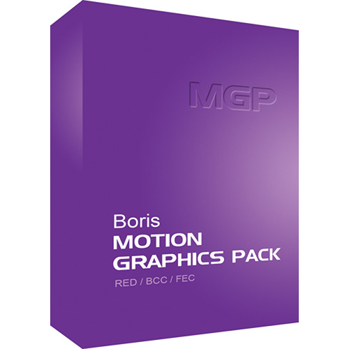 Boris FX Boris Motion Graphics Pack for Avid DS (Windows)
