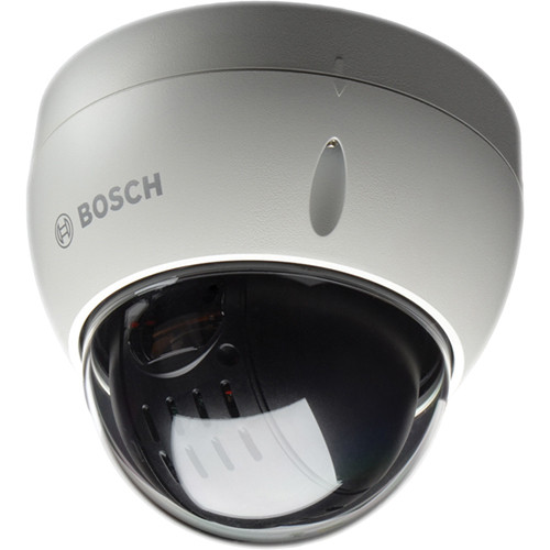 Bosch VEZ-423-EWCS Mini PTZ Vandal-Resistant Dome Camera (Clear Bubble, White)