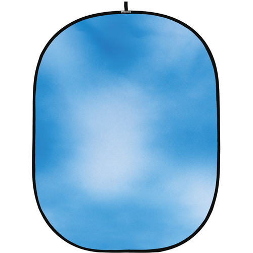 Botero #008 CollapsibleBackground (5x7') (Sky Blue with White)