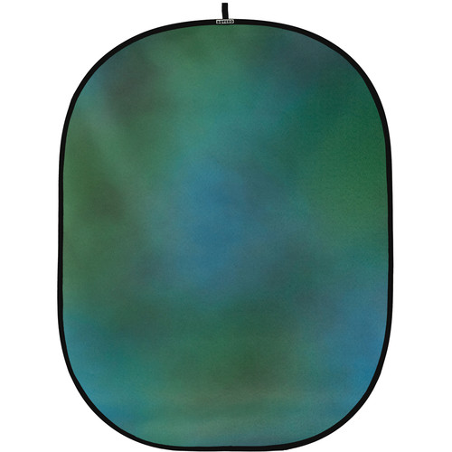 Botero #009 CollapsibleBackground (5x7') (Green, Blue)