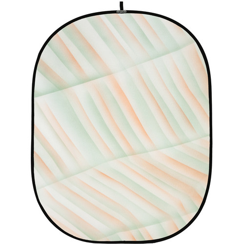 Botero 054 Collapsible Background (5 x 7', Green, Orange, White)