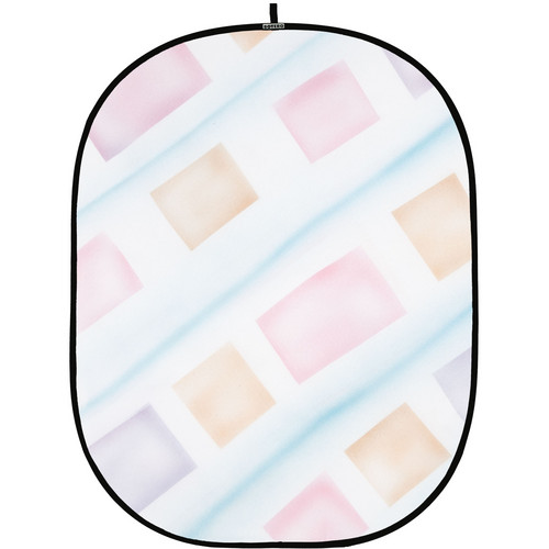Botero 058 Collapsible Background (5 x 7', White, Pink, Yellow, Blue)