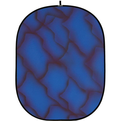 Botero 060 Collapsible Background (5 x 7', Blue, Brown)