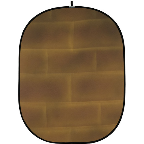 Botero 069 Collapsible Background (5 x 7', Brick Brown, Yellow)