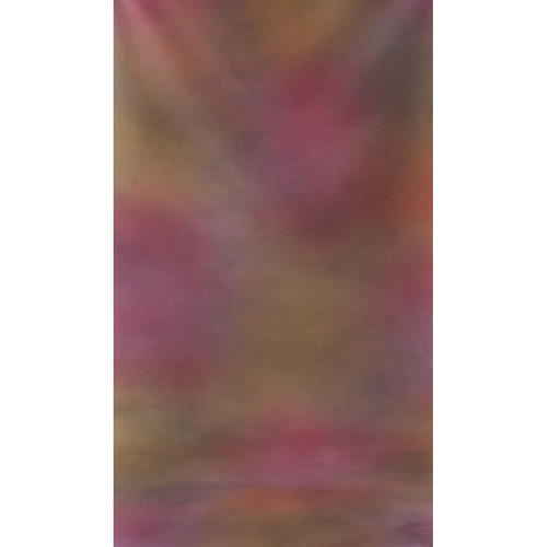 Botero #002 Muslin Background (10x12', Maroon, Orange, Pink, Violet)