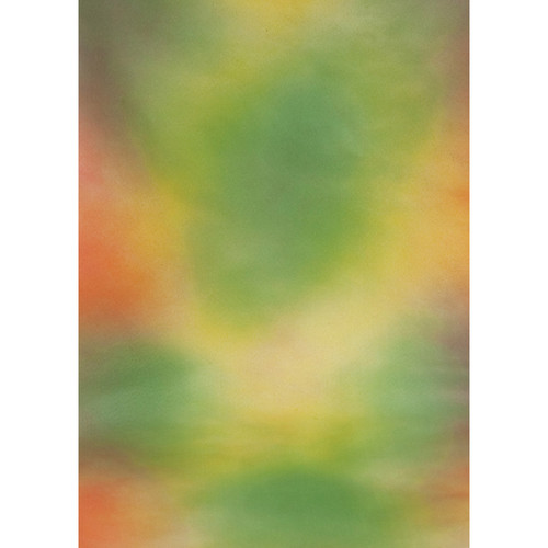 Botero #013 Muslin Background for the Rotary System (5x7', Yellow, Orange, Brown, Green)