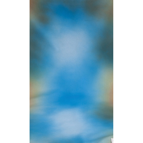 Botero #015 Muslin Background (10x12', Maroon, White, Blue, Gray)