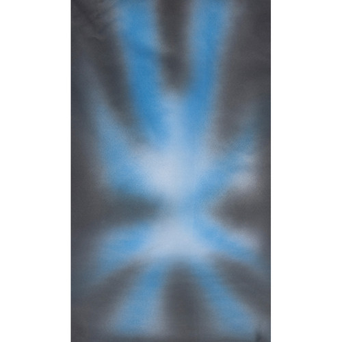 Botero #030 Muslin Background (10x12', Gray, Blue, White)