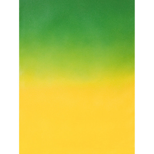 Botero #401 Muslin Graduated Background (5 x 7', Dark Green, Yellow)