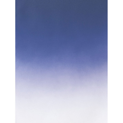 Botero #404 Muslin Graduated Background (5 x 7', Dark Blue, White)