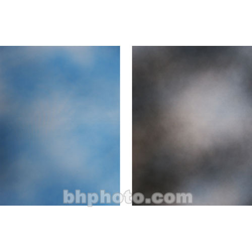 Botero Double-Sided Muslin Background (10 x 24', Sky Blue, White / Blue, Gray & White)
