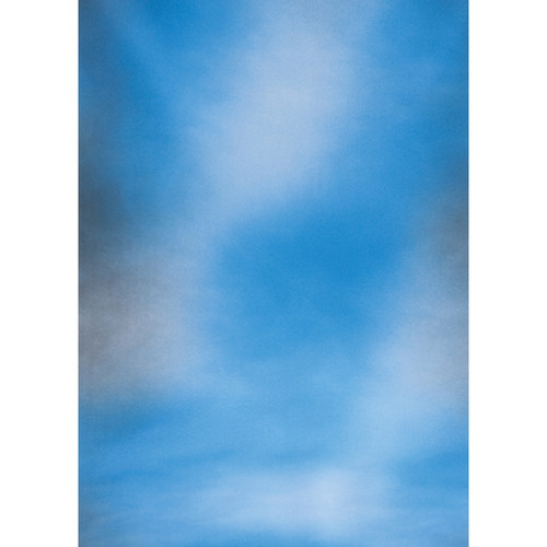 Botero #045 Muslin Background for Rotary System ONLY (5 x 7', White, Blue, Gray)