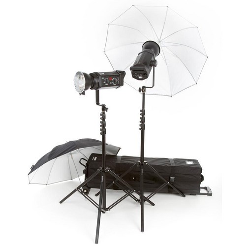 Bowens Gemini 500R 2 Light Umbrella Kit with Pulsar TX Radio Remote (120V)