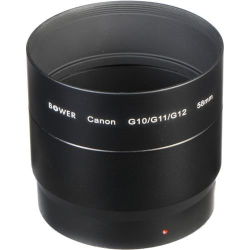 Bower Canon G10/G11/G12 Adapter Tube 58mm A52G10C B&H Photo Video