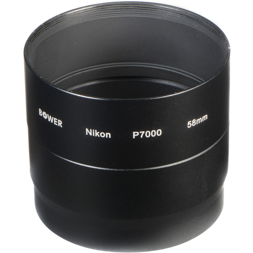 Bower 58mm Adapter Tube for Nikon COOLPIX P7000 / P7100 Digital Cameras