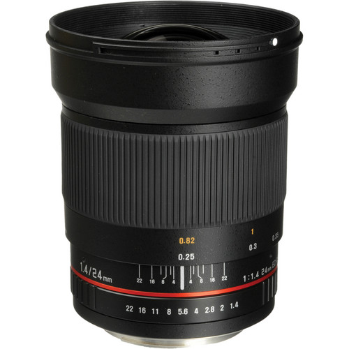 Bower 24mm f/1.4 Wide-Angle Lens for Canon